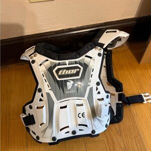 Thor Black and White Protective Gear